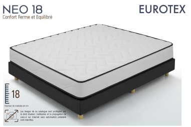 MATELAS NEO  180 X 200 -18 cm d'épaisseur - roulé sous vide