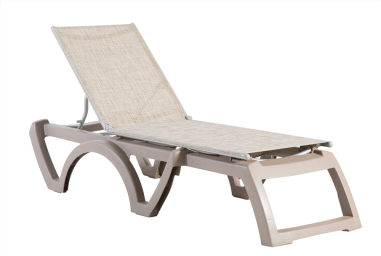 BAIN DE SOLEIL JAMAICA BEACH TOILE STRAW - STRUCTURE TAUPE- GROSFILLEX® FRANCE