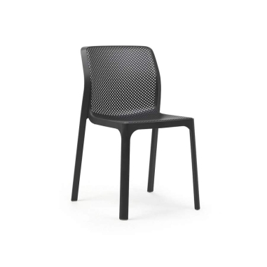 CHAISE  BIT  NARDI - ANTRACITE  - AVEC FIBRE DE VERRE INJECTE  Made in EU