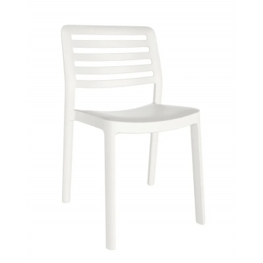 CHAISE WIND  BLANC  - IN / OUT - EMPILABLE Made in EU