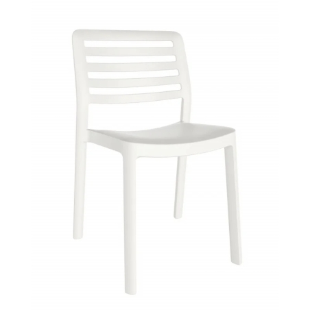 CHAISE WIND  BLANC  - IN / OUT - EMPILABLE Made in EU