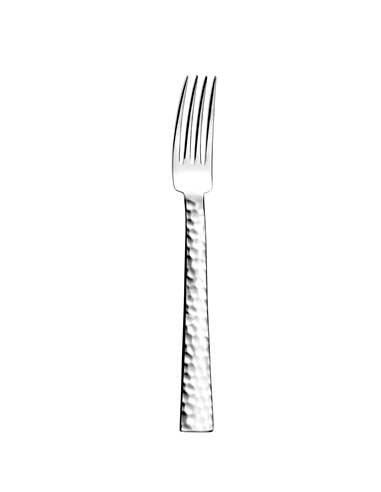 FOURCHETTE  ATO - FINITION MARTELE COUZON -   ACIER INOX 18/0 - 3 MM
