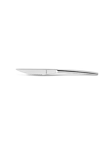COUTEAU A STEACK HAVANE  ACIER INOX  18/0  -  3 MM