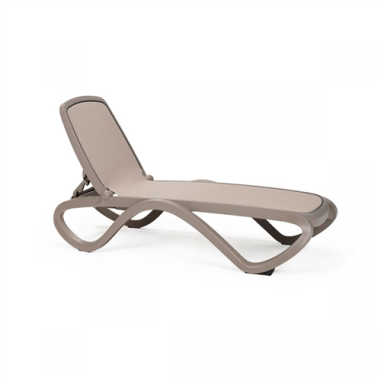 BAIN DE SOLEIL OMEGA TOILE TORTORA / STRUC TORTORA - NARDI Made in EU