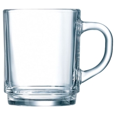 MUG 25CL  VERRE  TRANSPARENT  EMPILABLE 2