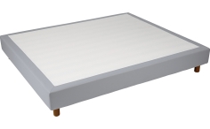 SOMMIER TAPISSIER  GRIS 90  X 190