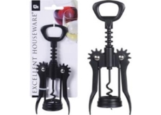 TIRE BOUCHON À AILETTES METAL NOIR 2