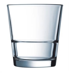 VERRE**STACK UP **  21CL - FB - ARCOROC FRANCE EMPILABLE TREMPE 2