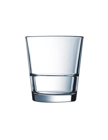 VERRE**STACK UP **  21CL - FB - ARCOROC FRANCE EMPILABLE TREMPE