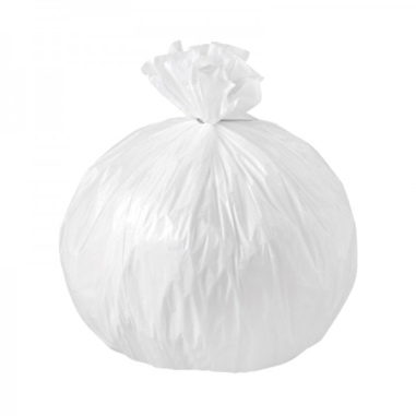 SAC POUBELLE 25 LITRES BLANC - EMBALLAGE INDIV