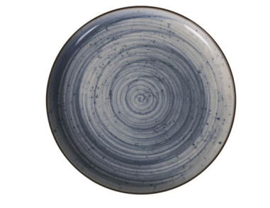 ASSIETTE PLATE 27CM  FAIENCE MAITRE BLEU NORDIQUE