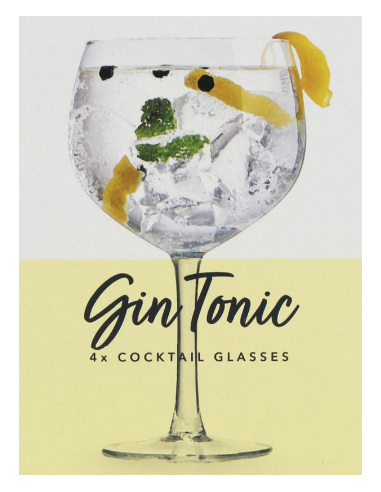 VERRE A COCKTAIL GIN TONIC 65CL