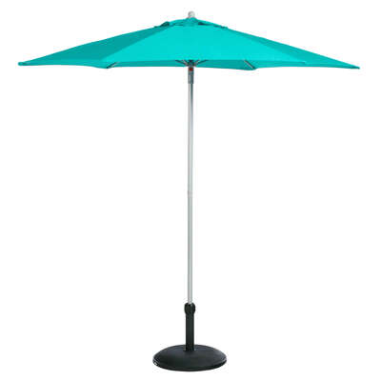 PARASOL EMERAUDE Ø 2.30M MAT  32MM PUSH ANZIO