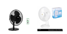 VENTILATEUR DE TABLE 30 CM