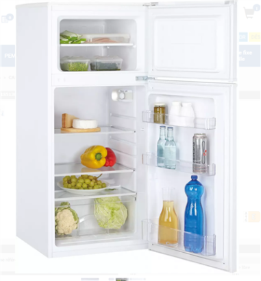REFRIGERATEUR- CONGELATEUR CANDY 152L-H123CM **50CM LARGE*** CDH1S513EW **ESP**