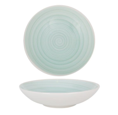 ASSIETTE CREUSE 21CM  FAIENCE FUJI AMANDE  ***ESP***