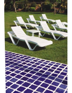 BAIN DE SOLEIL DOSSIER REGLABLE- NEW -MASTER BLANC Made in EU 2
