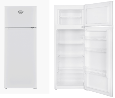REFRIGERATEUR CONGEL. 2 PORTES-  SELECT by EUROTEX h141 cm 209L