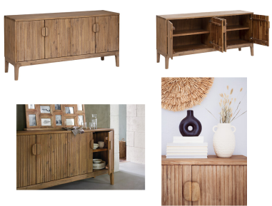 BUFFET 4 PORTES ACACIA 'SABOR'