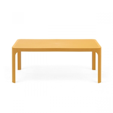 TABLE BASSE 100CM  NET - SENAPE MOUTARDE - SALON NET NARDI Made in EU