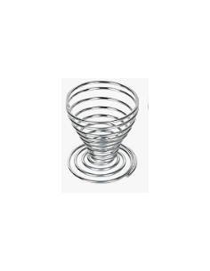 COQUETIER INOX FIL A RESSORT LOT DE 4