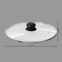COUVERCLE EN VERRE   30CM