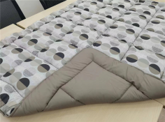 COUETTE MICROFIBRE "SOFT +" 220X240CM IMPRIMEE / UNIE