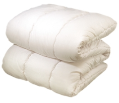 COUETTE  BLANCHE 140 X 200 CM - 450GR /M² Made in EU