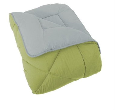 COUETTE  MICROFIBRE LINO 240X260 CM  GRIS /ANIS 450 GR/M² Made in EU