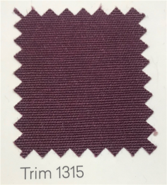 HOUSSE DE CLIC CLAC - 250GR/M² - PRUNE TRIM 315  -140X190