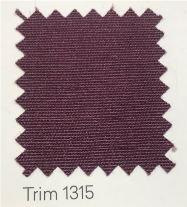 HOUSSE DE CLIC CLAC - 250GR/M² - PRUNE TRIM 315  -140X190