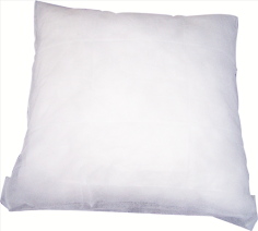 TAIE SEMI DURABLE AVEC RABAT 60X60 ***PAR LOT DE 10***