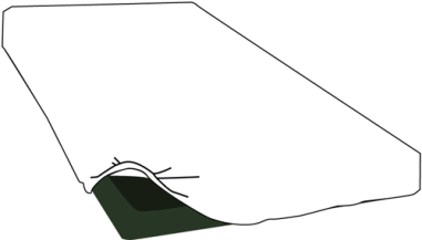 ALESE HOUSSE  180 X 200  SEMI DURABLE  IRIS 28 GR/M²**