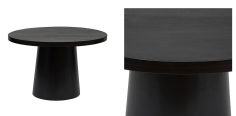 TABLE BOIS NOIRE Ø120CM DINER - TOUT BOIS