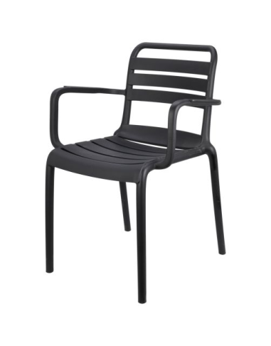 FAUTEUIL DE JARDIN NYRA NOIR **ESP***