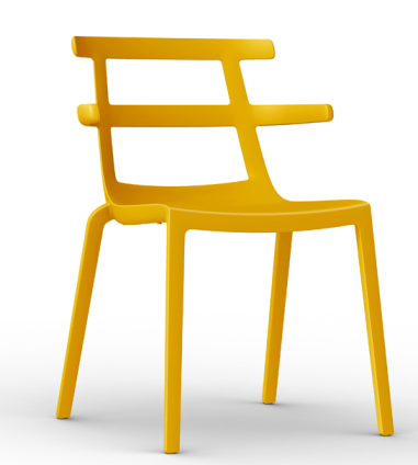 CHAISE  TOKYO TOSCANO (MOUTARDE) Made in EU