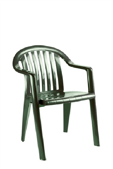 FAUTEUIL DE JARDIN MIAMI VERT - GROSFILLEX FRANCE