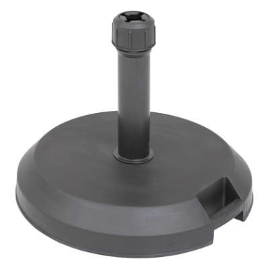 PIED DE PARASOL NOIR 29KG  BETON POUR MATS 35 A 48 MM