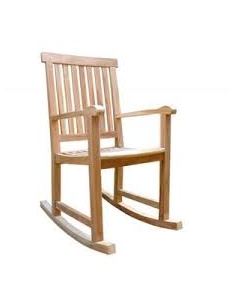 FAUTEUIL  A BASCULE  - ROCKING CHAIR TECK N°2