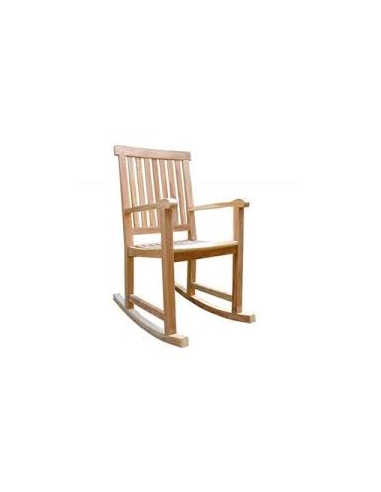 FAUTEUIL  A BASCULE  - ROCKING CHAIR TECK N°2