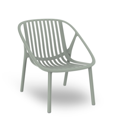 FAUTEUIL BINI LOUNGE VERT GRIS- IN / OUT Made in EU