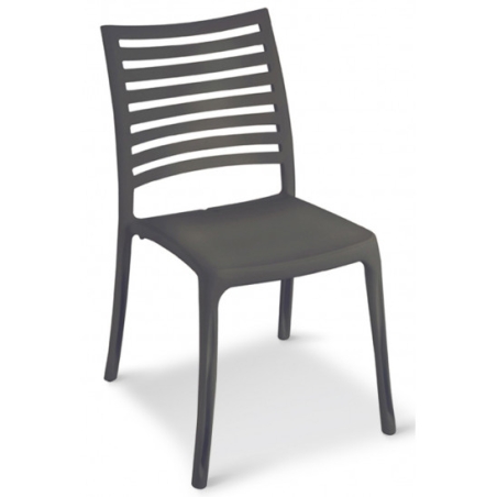 CHAISE SUNDAY   ANTHRACITE  GROSFILLEX FRANCE