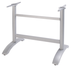 PIED ECOFIX DOUBLE COULEUR ALU - NON RABATABLE - GROSFILLEX FRANCE