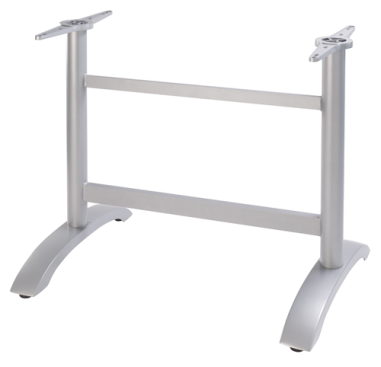 PIED ECOFIX DOUBLE COULEUR ALU - NON RABATABLE - GROSFILLEX FRANCE