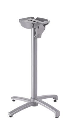 PIED ALU GRIS -- HAUT  X ONE  RABATTABLE- GROSFILLEX FRANCE