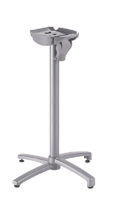 PIED ALU GRIS -- HAUT  X ONE  RABATTABLE- GROSFILLEX FRANCE