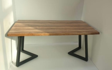 TABLE KUTUK ASPECT BOIS 140x80x5CM INDIAN INDOOR/OUTDOOR 80%