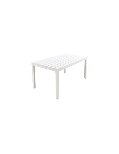 TABLE SUMATRA   138 X 80 CM BLANCHE  - CSP PALETTE Made in EU