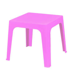 TABLE ENFANT JULIETA ROSE MONOBLOC PP 49 CM Made in EU