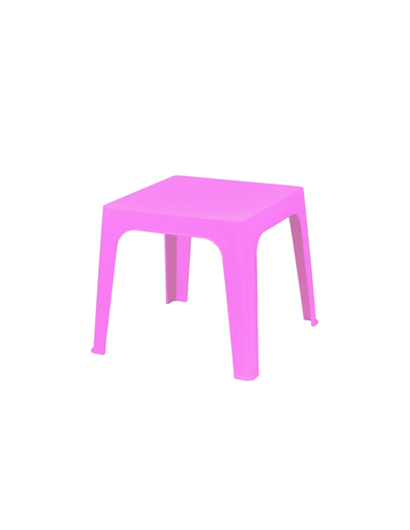 TABLE ENFANT JULIETA ROSE MONOBLOC PP 49 CM Made in EU